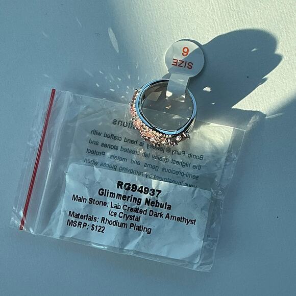 Bomb Party Ring Size 6 "Glimmering Nebula" - Picture 4 of 11